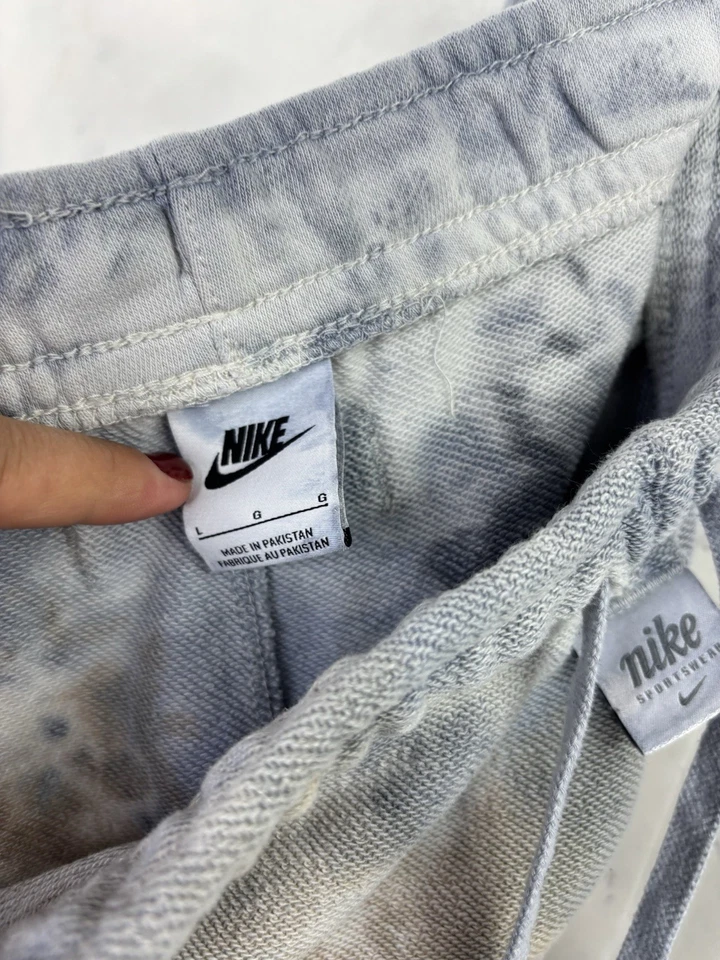 Pantalones de chándal Nike Swoosh ropa deportiva club polar para hombre talla L tie dye salón calle Foto 3 de 4
