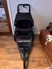 Out N About Nipper Sport V4 Running Buggy/ Pushchair Raven Black 