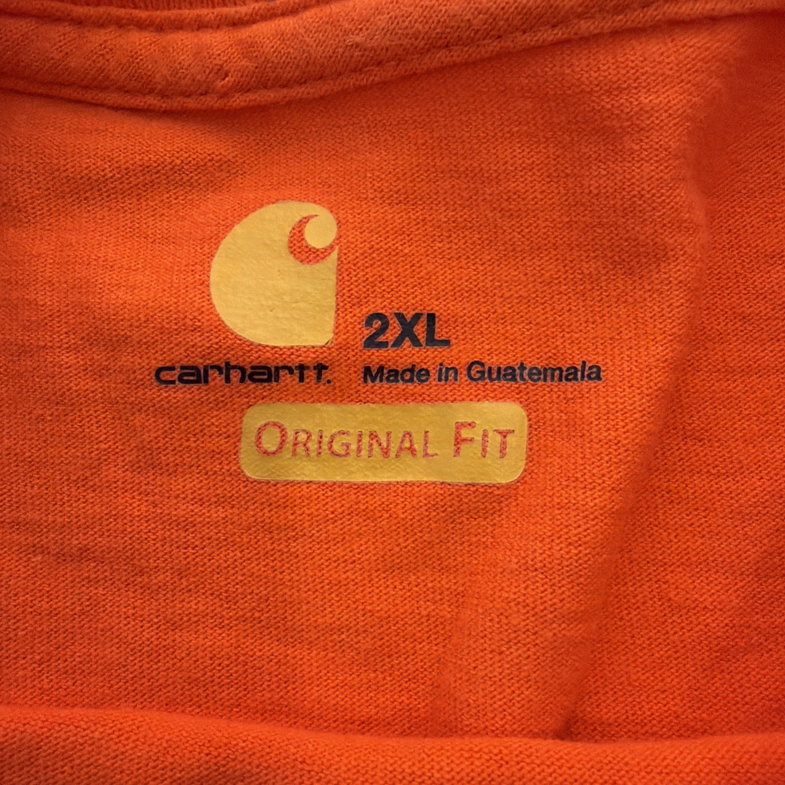 Carhartt Shirt Mens Size 2XL Force Original Fit Short-Sleeve Pocket T-Shirt thumbnail 4