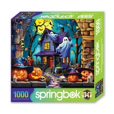 Haunted Halloween Party 1000 Piece Jigsaw Puzzle Springbok New