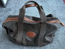 Genuine Mulberry  Clipper Weekend Duffle Bag In Scotchgrain Mole & Brandy Tartan