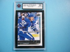 2018/19 UPPER DECK YOUNG GUNS NHL HOCKEY CARD #228 TRAVIS DERMOTT ROOKIE KSA 10