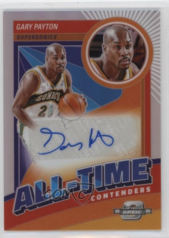 2023 Panini Contenders Optic All-Time 64/125 Gary Payton #AT-GRY Auto HOF 1oq1