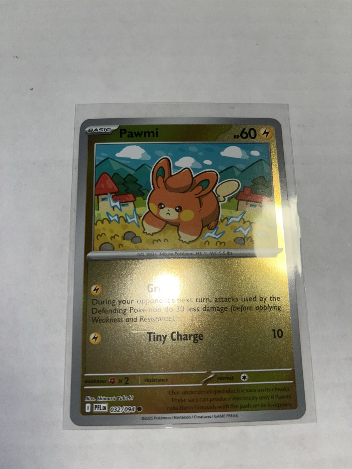 Pawmi 032/094 Me02: Phantasmal Flames Reverse Holo