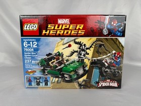 LEGO Marvel Lot: Iron Man Malibu Mansion (76007) + Spider-Cycle (76004) - New