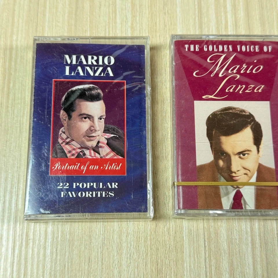 Mario Lanza Cassette Tape Lot of 3 The Golden Voice Student Prince Sealed Foto 2 de 4