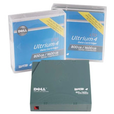 Dell LTO Ultrium 4 Data Cartridge, 800GB/1600GB, Native/Compressed