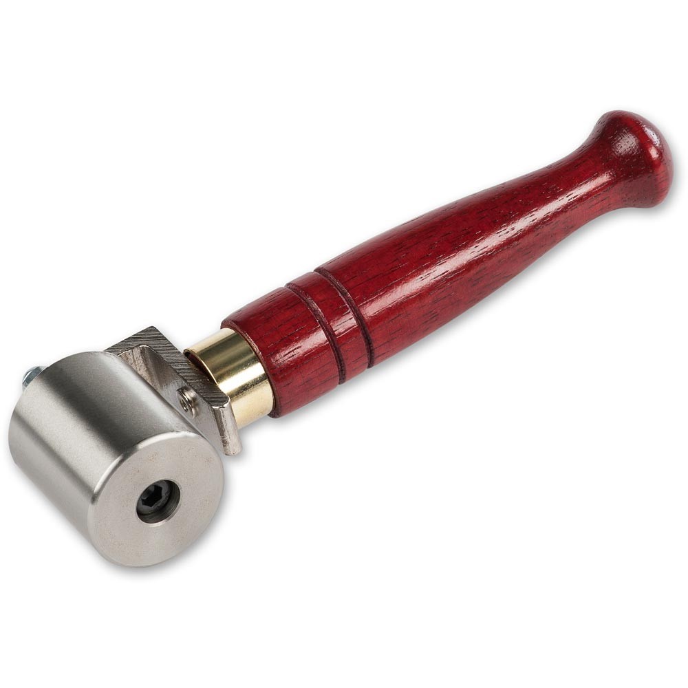 Axminster J-Type Veneer Roller - 40mm Stainless Steel