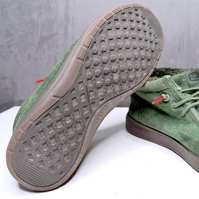 Hey Dude Shoes Wally Mid GripR Warmth Mens Size 7 Olive 