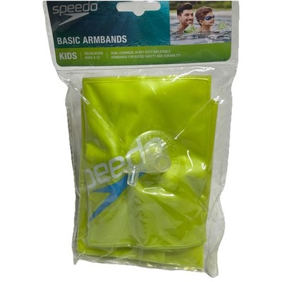 Speedo Armbands Swimming Pool Floaties Neon Green Lime Kids Ages 2-12 New