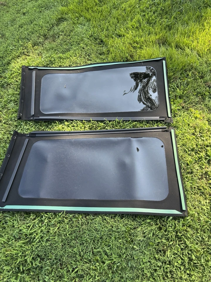 Paño de techo blando de repuesto para Jeep Wrangler 2 puertas JL 2018-2023 + ventanas traseras Foto 3 de 4