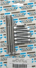 Drag Specialties Primary Cover Bolt Kit Knurled Chrome #173754 Harley Davidson