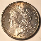 1903 O MORGAN SILVER DOLLAR RIM TONING