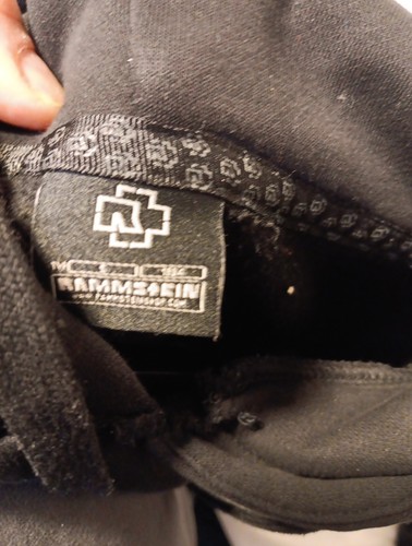 RAMMSTEIN HOODIE SMALL 1994 SWEATSHIRT REISE REISE GERMANY OFFICIAL RARE 2-sided - Afbeelding 11 van 17