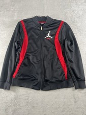 Air Jordan Retro Flight Track Jacket Mens L Black Nike Full Zip 483315-010