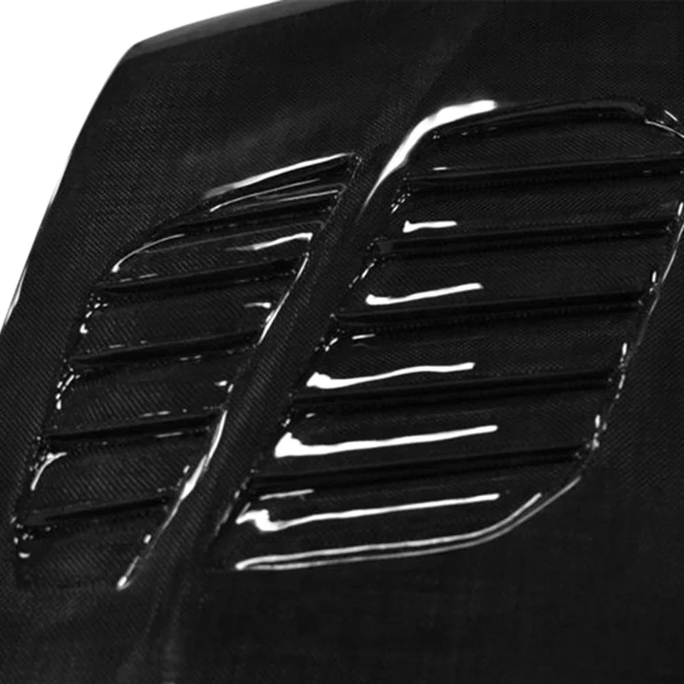 For BMW 330i 2002-2005 Aero Function 108935 AF-2 Style Carbon Fiber Hood - Image 3 of 4