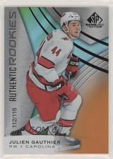 2019 SP Game Used Authentic Rookies Orange Rainbow /116 Julien Gauthier #147 8tn