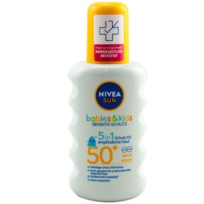 Nivea Sonnenschutz Spray für Babies & Kinder LSF 50+ 1 x 200ml UVA/UVB Schutz