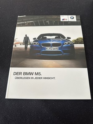 2013 BMW M5 GERMAN Sales Brochure F10 Euro Detailed M-5 Sport Catalog