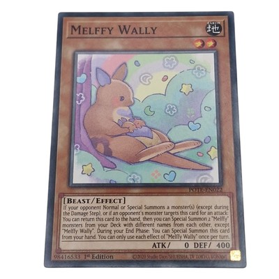 Yu-Gi-Oh! Power Of The Elements Melffy Wally POTE-EN022 Earth 2022 (4)