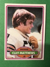 1980 Topps - Clay Matthews #418 (RC)