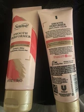 New 2 Suave Smooth Performer Anti Frizz Cream with Amino Acid Complex 4 Oz ea.