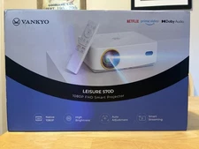 Vankyo LEISURE 570D 1080p FHD Smart Projector - White....