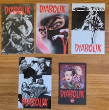 DIABOLIK - STAMPE Astorina. 5 stampe in perfette condizioni, da collezione.