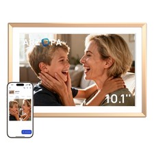 ARZOPA D10 Metal Digital Picture Frame 10.1 HD IPS Anti-Glare Touch Screen Lo...