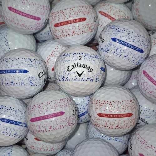 36 Callaway SuperSoft Splatter 360 Used Golf Balls - 3A Value Grade AAA
