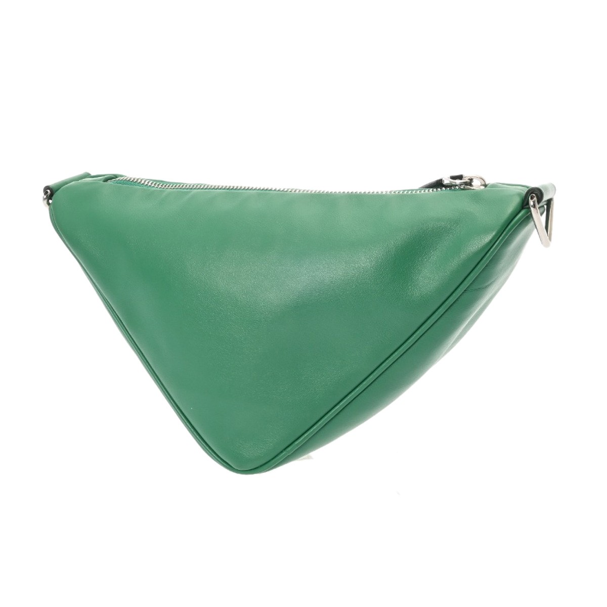 PRADA Triangle 1BH190 leather green unisex Shoulder Bag thumbnail 2