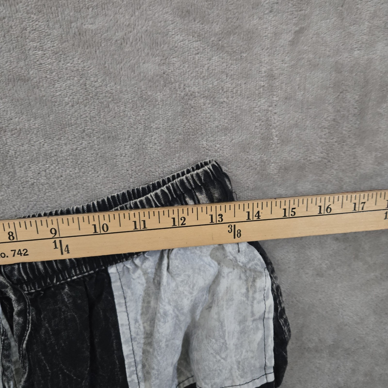 Rising International Patchwork Pants Small Stonew… - image 7