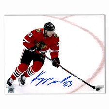 Philipp Kurashev Autographed Chicago Black Hawks 8x10 Photo
