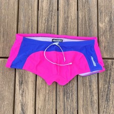 Aussiebum Men orange white handlebar swim trunk Swimwear size M