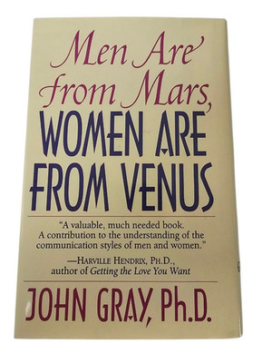 Men Are from Mars, Women Are from Venus by John Gray Ph.D 1992, Hardcover