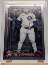 2025 Topps Chrome Update Series - Rookie Debut Moises Ballesteros #USC7 (RC)