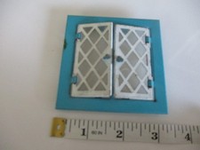 VINTAGE TIN DOLLS HOUSE WINDOW ROMSIDE TRI-ANG