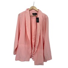 NWT Studio by Torrid Open Front Pink Coral Blazer Women 3x Business Casual