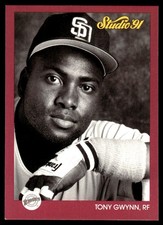 Tony Gwynn 1991 Studio #245 San Diego Padres MLB READ FREE SHIPPING AutographDen