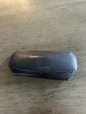 Antique Leather Black Eyeglass Case