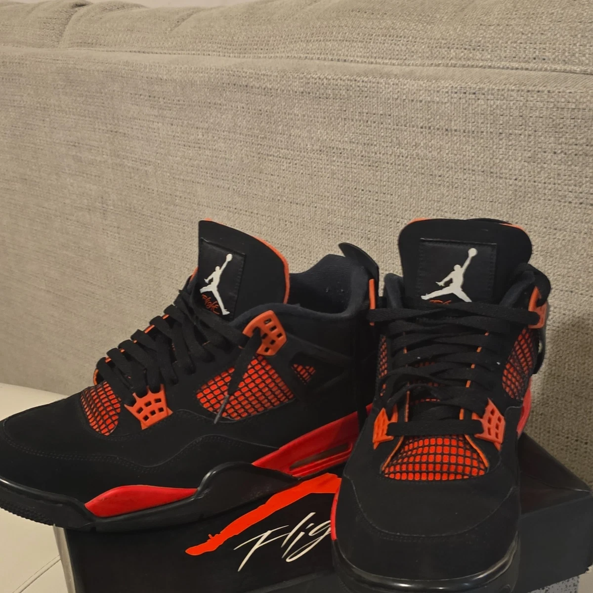 Jordan 4 Retro Mid Red Thunder for Sale | Authenticity 