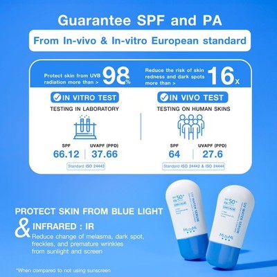 MizuMi UV Water Serum, Non-Chemical Sunscreen for Daily Use SPF50