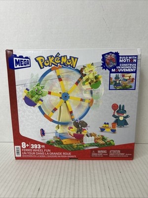 Mattel Mega Pokémon Pokemon Building Toys Set Ferris Wheel Fun With 393 Piece F2