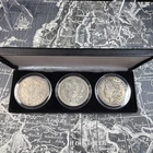 1921 PDS Morgan Silver Dollars in Littleton Packaging - Average Circulated