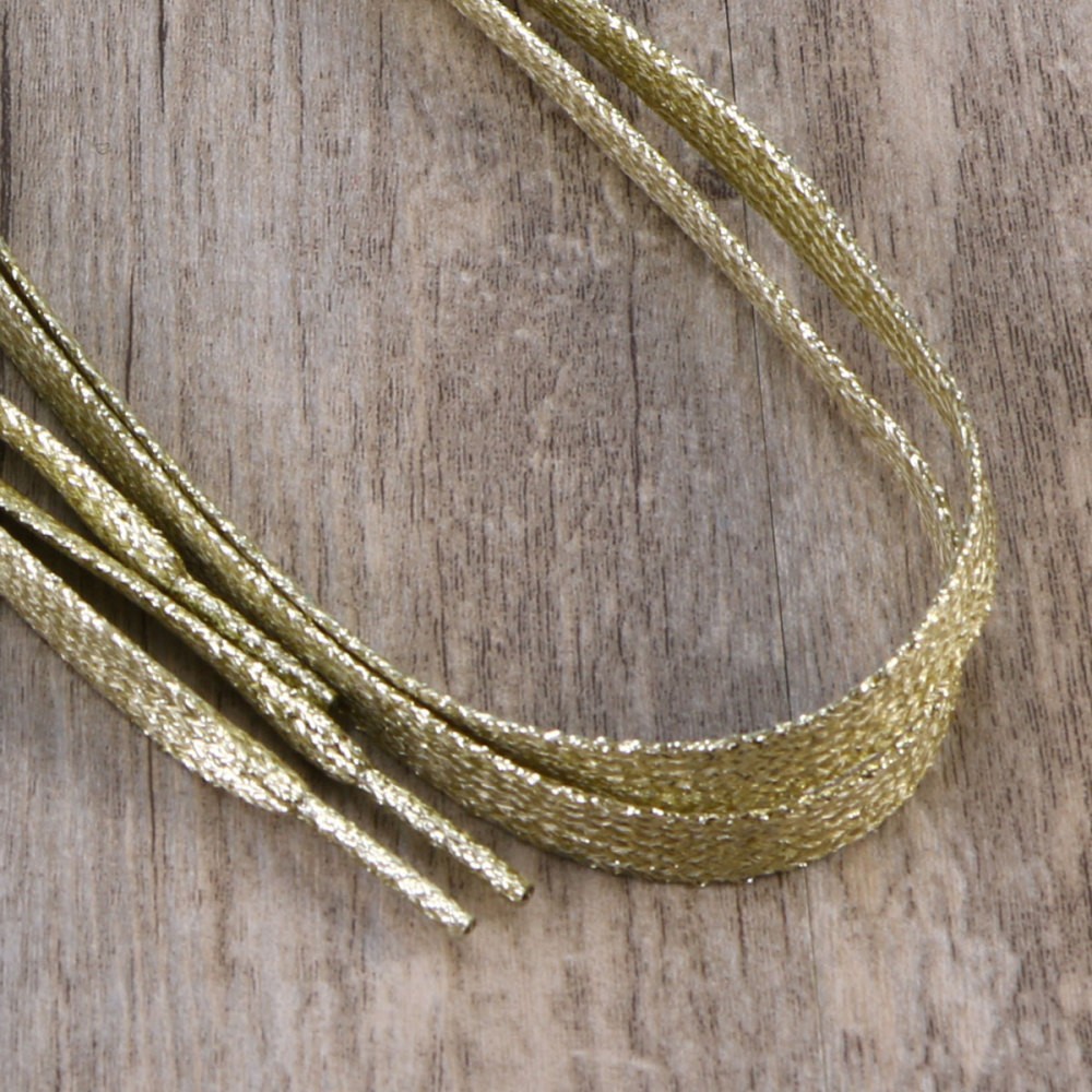 APL Lacci colorati paillettes stringhe piatte per scarpe eleganti bambino stivali da lavoro