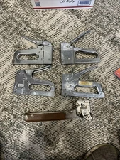 Lot Of 5  Staplers  - Arrow, PowerFast And Slap Stapler