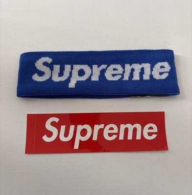 New Era Supreme Big Logo Royal Blue Headband - Brand New With Tags