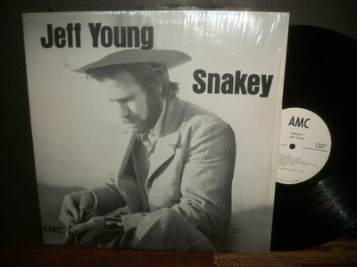 JEFF YOUNG    Snakey LP '74 private AMC lbl c&w
