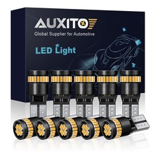 10pc T10 501 194 3014 W5w Smd 24led Car Canbus Error Free Wedge Light Bulb Amber