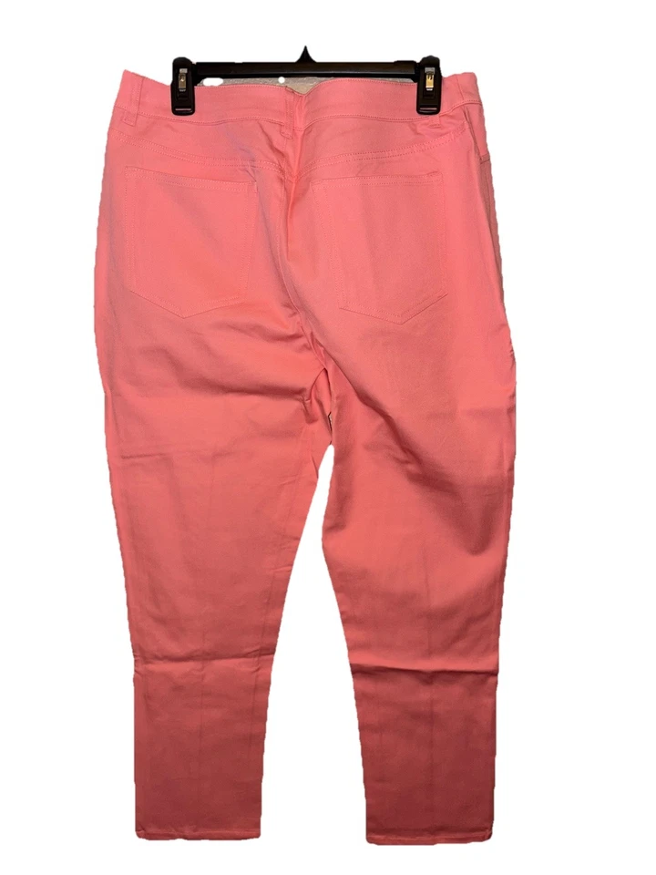 Pantalones cargo Denim & Co. Coral talla 14 nuevos sin etiquetas Foto 2 de 4